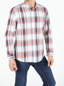 Resim Colin's Turuncu Regular Fit Shirt Neck Erkek Uzun Kol Gömlek CL1052645_Q1.V1_ORA 