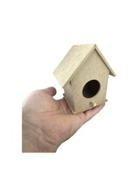 Resim Çantayurdu Küçük Boy Üçlü Boyanabilir Ahşap Kuş Evi 13x10 Cm 