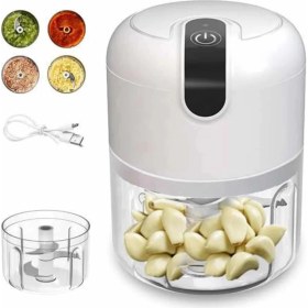 Resim Aesco Rondo Doğrayıcı 250 ml Taşınabilir USB Şarjlı Pratik El Rondo Blender 