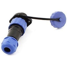 Resim Sd16 9 Pin 16Mm Su Geçirmez Konnektör Takımı - Flanşlı Panel Tipi 