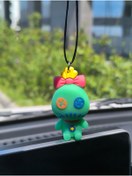 Resim Esey Dizayn Lilo Stitch Araba Dikiz Ayna Süsü - Vantuzlu Cam Süsü 