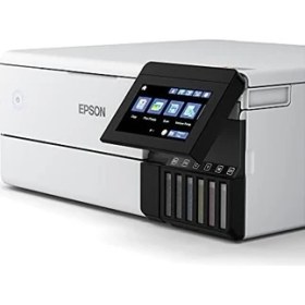 Resim YF Tekstil Ambalaj Epson L8160 Tanklı Mürekkep Püskürtmeli Fotoğraf Yazıcı, Tarayıcı, Fotokopi 5760 x 1440 Dpı, Beyaz, 403‎ x 369 x 162 mm 