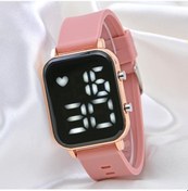 Resim Spectrum ST-3 Pembe Kordon Led Dijital Ekran Kadın Kol Saati 