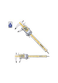 Resim Asimeto Profesyonel Dijital Kumpas Metal Kasa Su Geçirmez 0,01-200 Mm 
