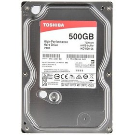 Resim TOSHIBA 3.5 P300 500GB 7200 RPM 64MB SATA3 PC HDD HDWD105UZSVA 