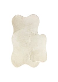 Resim Anatolia 2'li Vizon 80x140 + 50x70 Cm Büyük Ebat Banyo Paspası Vizon 