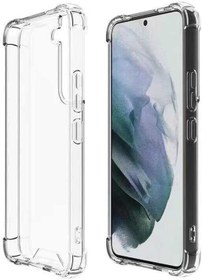Resim Aksesuarcim Samsung Galaxy S22 Silikon Kılıf Şeffaf Darbe Korumalı AntiShock Kap Şeffaf 