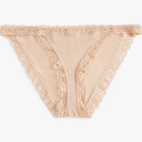 Resim Standart Bel Dantelli Brazilian Külot 