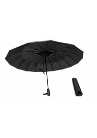 Resim Sumo 16 Telli Profesyonel Unisex Şemsiye Siyah 