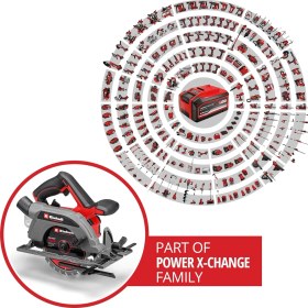 Resim Einhell Akülü Daire Testere Tp-Cs 18/165 Li-I Bl - Solo Power X-Change (18 V, Ø 165 mm Testere Bıçağ 