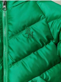 Resim Erkek Bebek Kapüşonlu Kışlık Mont 51332 Yeşil 