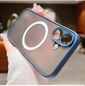 Resim Sunshine022 Mat Titreşim Emici 17 Air Magsafe Uyumlu Deep Blue Kılıf 