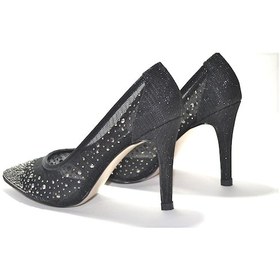 Resim Beety By51.9247 Siyah İnce Topuk Stiletto Kadın Abiye Ayakkabı 
