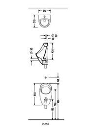 Resim Serel Tek Parça Pisuvar 0139Uzs110H 