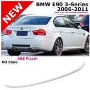 Resim Bmw E90 2010-Plastik Boyasız Bagaj Üstü M3 Spoiler-Spoyler 