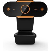 Resim Zsykd 1080P Hd USB 2.0 Pc Masaüstü Webcam, Yapılandırma: Düzenli -Siyah/turuncu (Yurt Dışından) 