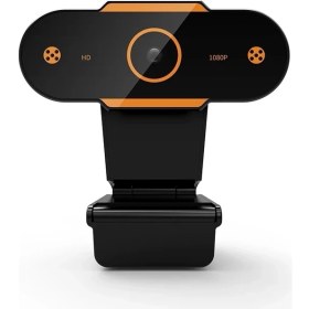 Resim Zsykd 1080P Hd USB 2.0 Pc Masaüstü Webcam, Yapılandırma: Düzenli -Siyah/turuncu (Yurt Dışından) 