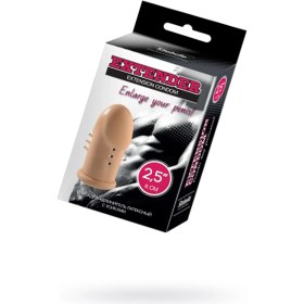 Resim Extender 5cm Uzatmalı Tekrar Kullanılabilir Prezervatif - Dolgulu Condom Sitabella Penis Klıfı, 2.5 Inç, Antenli, Lateks 