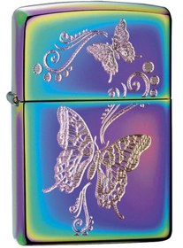 Resim Zippo Çakmak 28442 Multi Color Butterflies Lighter 