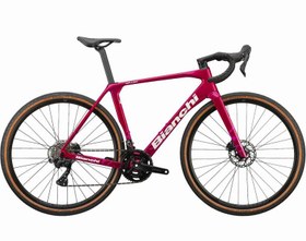 Resim Bianchi Impulso Comp GRX610 2x12 Gravel Bisiklet YUB86 - Ruby Red Camo-Off White / S/M 