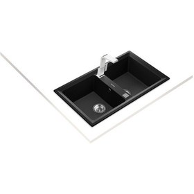 Resim Teka Stone 90 B-Tg Çift Hazneli Tegranite Eviye - Metalik Siyah - 115260010 