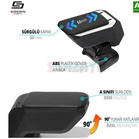 Resim Life Opel Mokka Abs Vidalı Kol Dayama Kolçak Gri 2012-2019 A+kalite 