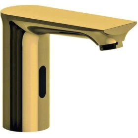 Resim Gpd Fotoselli Tek Su Girişli Lavabo Bataryası Rose Gold FLB13-R-2 Pirinç Malzemeden Üretilmiştir 