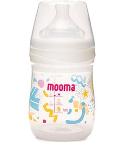Resim Mooma Neeko Konfeti Desenli Biberon 150 Ml Yavaş Akış 5 Adet 