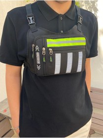 Resim mygeppetobag Reflektörlü Motosiklet Göğüs Çantası 