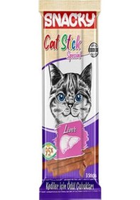 Resim Snacky Cat Stick Special Ciğerli Tahılsız Kedi Ödül Çubuğu 15 G 