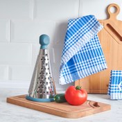 Resim Excellent Houseware Piramid Rende - Mavi 