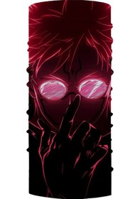 Resim Bebo Store Extreme Outdoor Spor , Motorcu Ve Bisiklet Kullananlara Özel Desenli Buff Boyunluk Bandana Balaklava Anime-201 Baskılı 