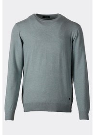 Resim Ncs Jeans Erkek Triko Bisiklet Yaka Mint Yün Görünümlü Tüylenmez 3009 Mint 