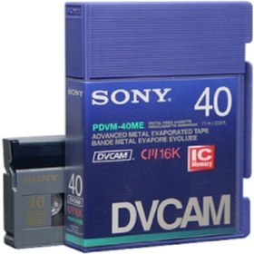 Resim Sony Mini Dv Dvcam Pdvm 40me Profesyonel Kaset 