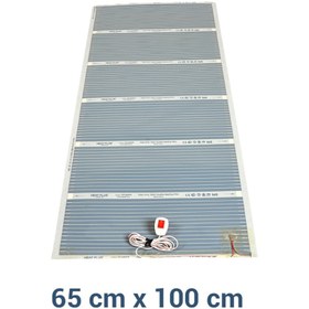 Resim HeatPlus Elektrikli Yerden Isıtma Termostatlı Karbon Film 65 * 100cm 