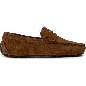 Resim Deery Erkek Hakiki Süet Taba Rengi Penny Loafer - E0920mtbac01 