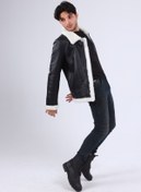 Resim CE-YIL DERİ ÜRÜNLERİ HAKİKİ NAPA KÜRK MONT 