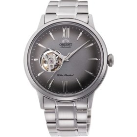 Resim Orient Bambino RA-AG0029N30B Kurmalı Otomatik Çelik Gri Open Heart 41 mm Erkek Kol Saati 