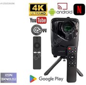 Resim ULTRA HD ANDROİD TV ÖZELLİKLİ PROJEKTÖR TRİPODLU 