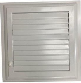 Resim Plastik Menfez 35X35 Beyaz Banyo Wc Havalandırma 