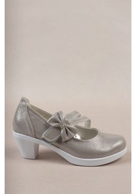 Resim EPAAVM - Topuklu Çatal Baretli Gümüş Kız Çocuk Ayakkabı - VRK... Gümüş 