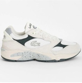 Resim Lacoste Storm 96 Lo Vintage Hakiki Deri Erkek Beyaz Sneaker Beyaz 
