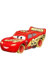 Resim Disney Cars HPG76 Cars Karanlıkta Parlayan Yarışçılar Tekli Karakter Araçlar Lıghtnıng Mcqueen HPG77 - HPG76 