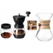 Resim Grossberg Coffee Cam Kahve Demleme Seti 
