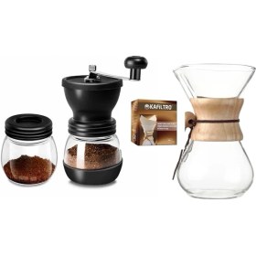 Resim Grossberg Coffee Cam Kahve Demleme Seti 