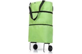 Resim Rivera Tech Rvrtch Katlanabilir Tekerlekli Pazar Market Çarşı Arabası Market Alışveriş Çantası 