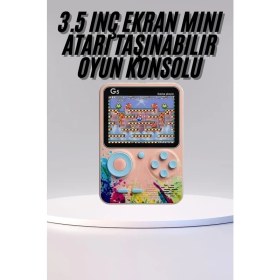 Resim Cm Store Game Box Mini 500 Adet Retro Oyun Taşınabilir Oyun Konsolu 