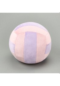 Resim Soft Voleybol Topu Figürlü Yastık - Pembe / Eflatun - 20 Cm 