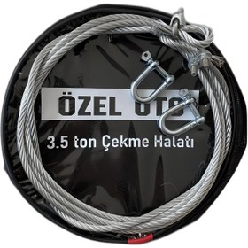 Resim Çelik Çeki Halatı Izoleli Oto Çekme Halatı 3,5 Ton 