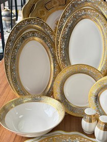 Resim Yemek Takımı Agate 61 Parça 12 Kişilik 